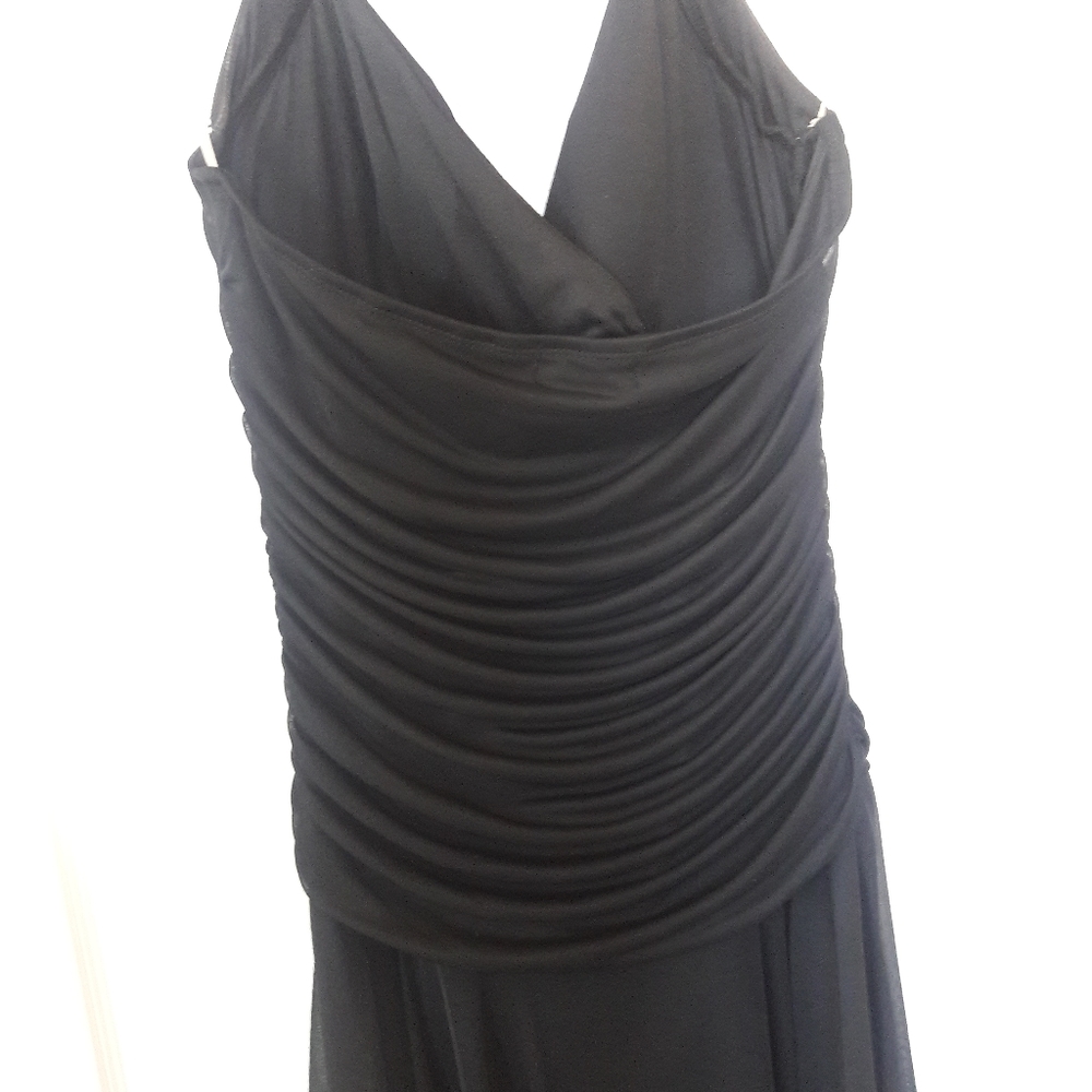 Black Halter Dress - Picture 6 of 8